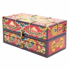 Tibetan Style Travelling Altar Box No.399-Siesta Crafts