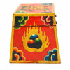Tibetan Style Orange Cheppu Pyramid Chest-Siesta Crafts