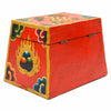 Tibetan Style Orange Cheppu Pyramid Chest-Siesta Crafts