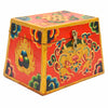 Tibetan Style Orange Cheppu Pyramid Chest-Siesta Crafts