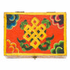 Tibetan Style Orange Cheppu Pyramid Chest-Siesta Crafts