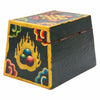 Tibetan Style Dark Green Cheppu Pyramid Chest-Siesta Crafts