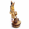 Gold Plated Manjushri Statue No.406-Siesta Crafts