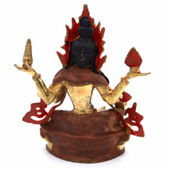 Gold Plated Laxmi Statue No.407-Siesta Crafts
