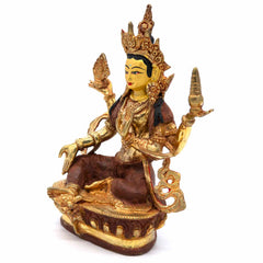 Gold Plated Laxmi Statue No.407-Siesta Crafts