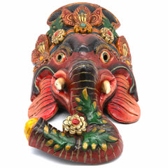 Hand-Carved Nepalese Ganesh Mask-Siesta Crafts