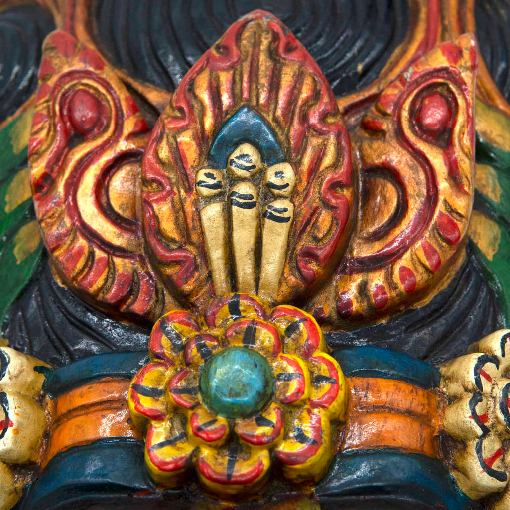 Hand-Carved Nepalese Ganesh Mask-Siesta Crafts