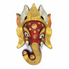 Hand-Carved Nepalese Metal Plate Ganesh Mask-Siesta Crafts
