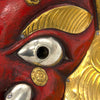 Hand-Carved Nepalese Metal Plate Ganesh Mask-Siesta Crafts