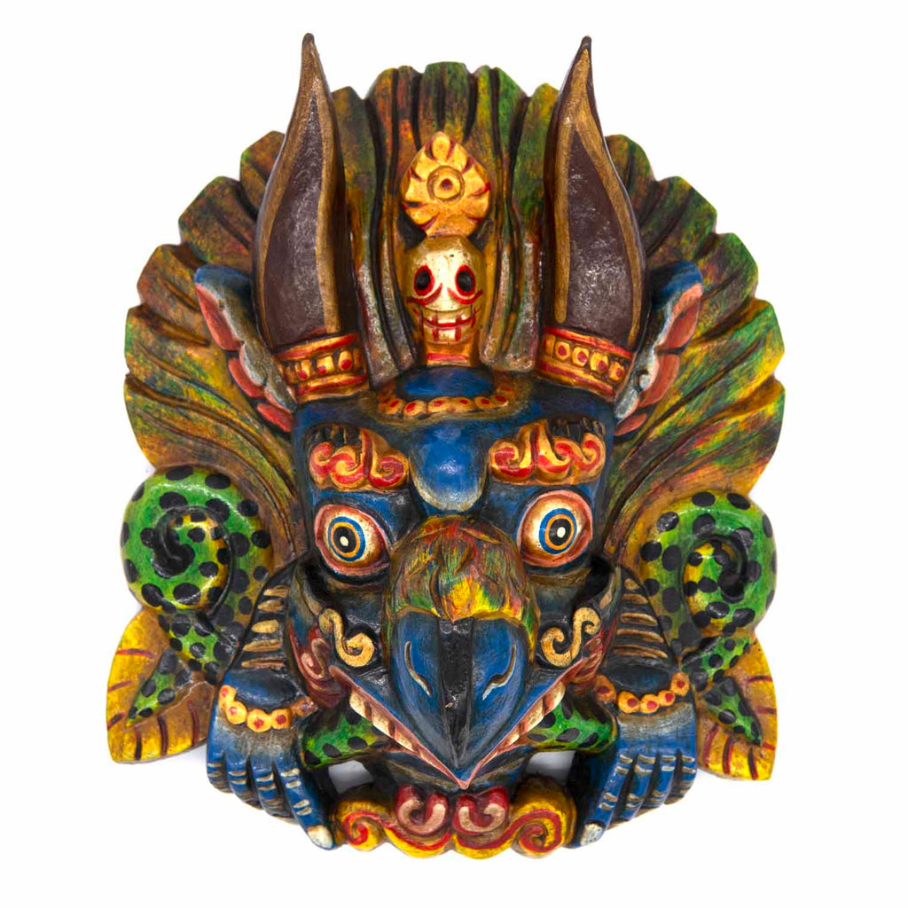 Hand-Carved Nepalese Garuda Mask-Siesta Crafts