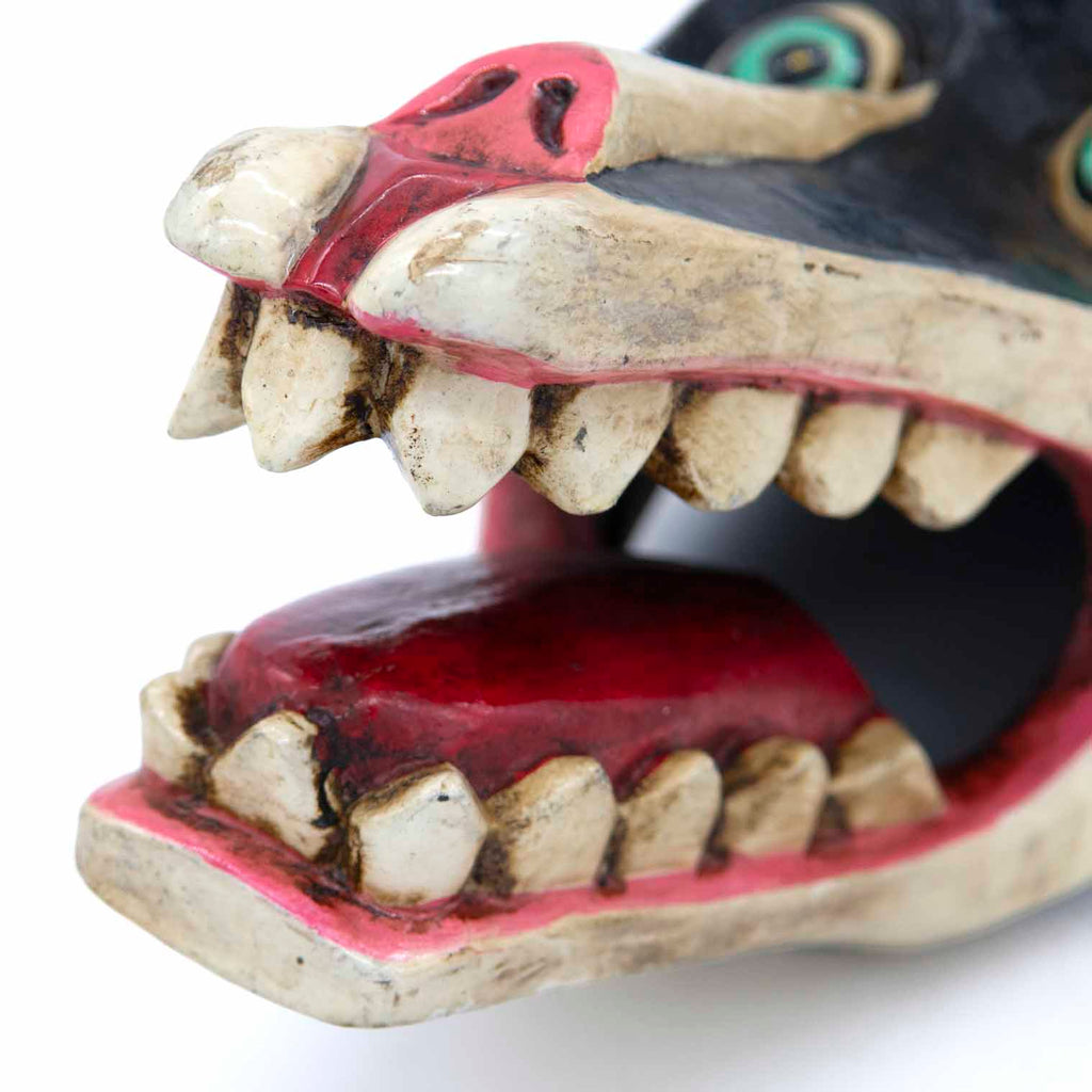 Hand-Carved Nepalese Raccoon Mask-Siesta Crafts