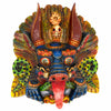 Hand-Carved Nepalese Cheppu Mask-Siesta Crafts