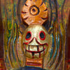 Hand-Carved Nepalese Cheppu Mask-Siesta Crafts
