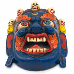 Hand-Carved Nepalese Bhairab Mask-Siesta Crafts