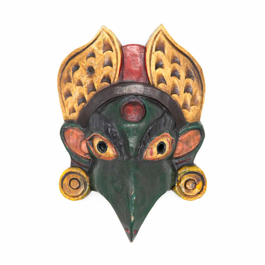 Hand-Carved Nepalese Garuda Mask-Siesta Crafts
