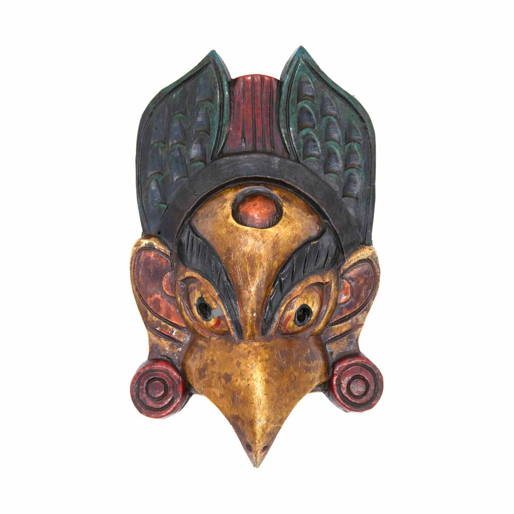 Hand-Carved Nepalese Garuda Mask-Siesta Crafts