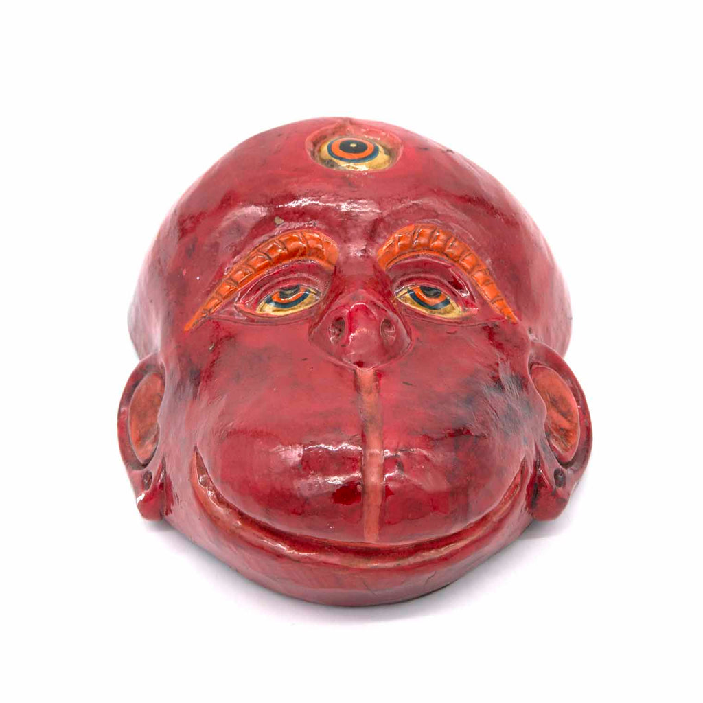 Hand-Carved Nepalese Hanuman Mask-Siesta Crafts