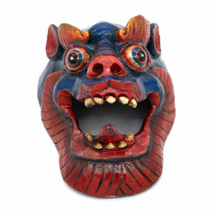 Hand-Carved Nepalese Dragon Mask-Siesta Crafts