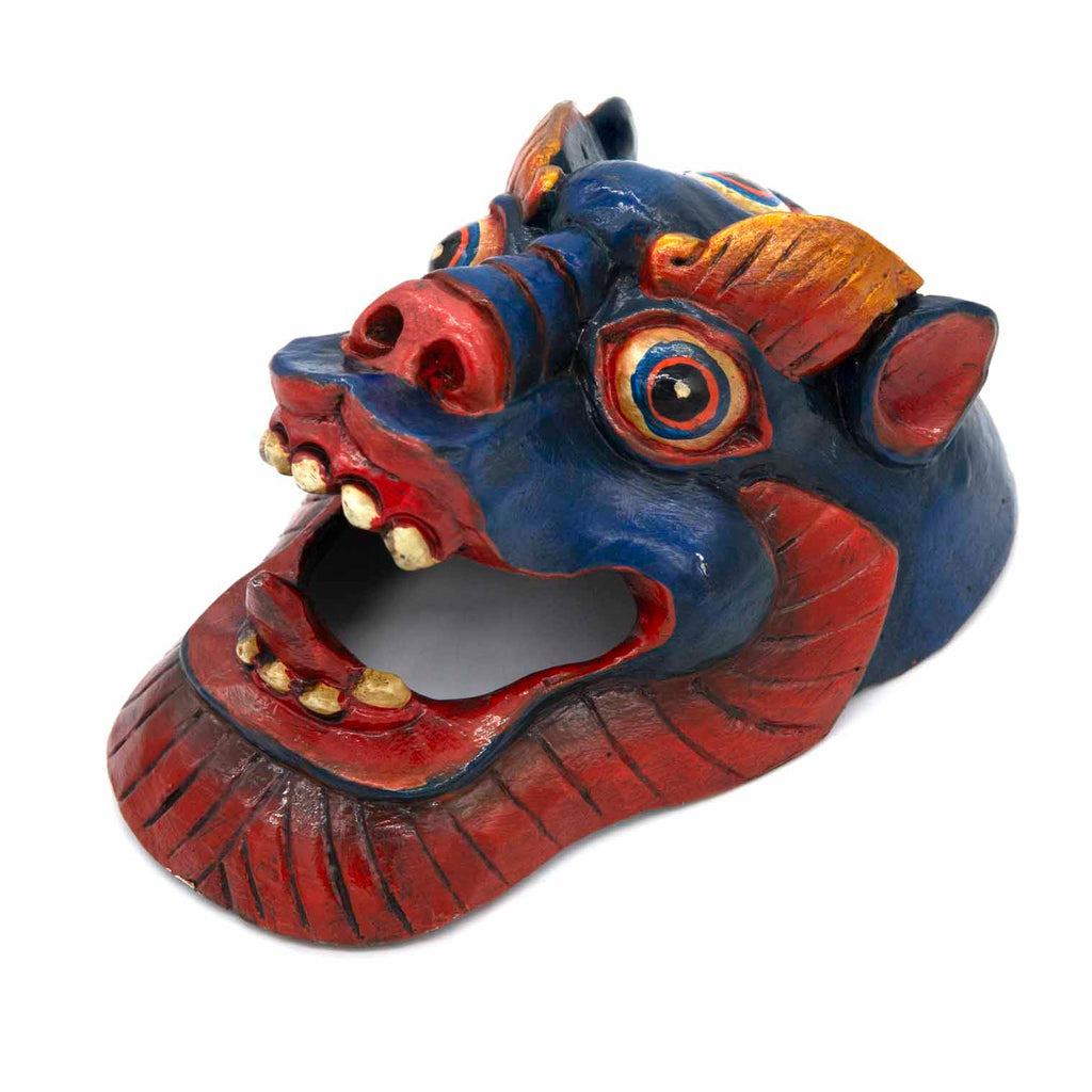 Hand-Carved Nepalese Dragon Mask-Siesta Crafts