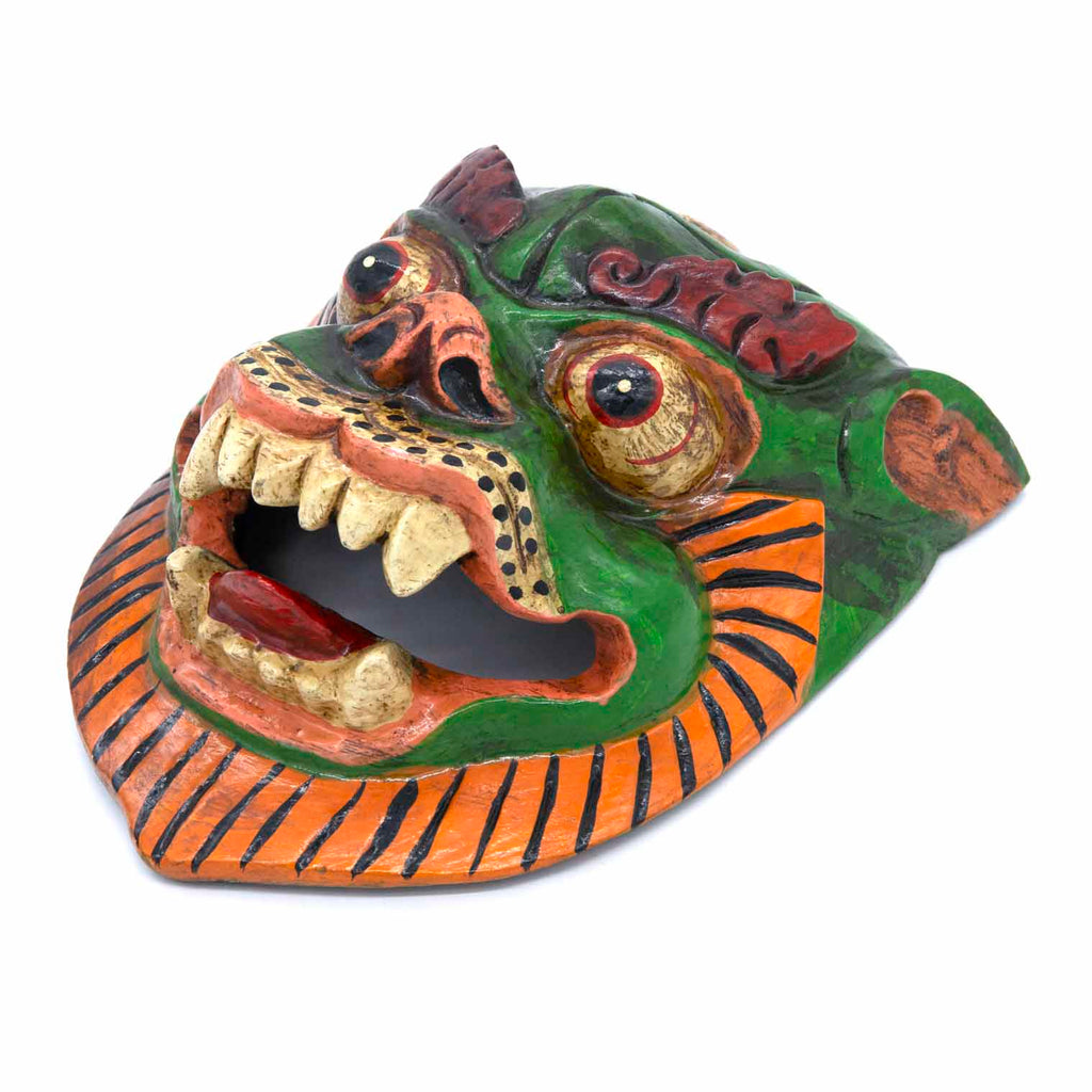 Hand-Carved Nepalese Lion Mask-Siesta Crafts