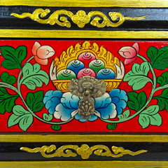 Tibetan Style Four Drawer Wooden Chest of Drawers No.439-Siesta Crafts