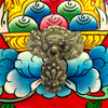 Tibetan Style Four Drawer Wooden Chest of Drawers No.439-Siesta Crafts