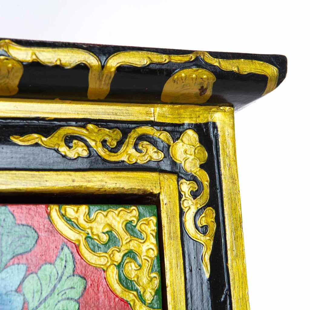 Tibetan Style Four Drawer Wooden Chest of Drawers No.439-Siesta Crafts