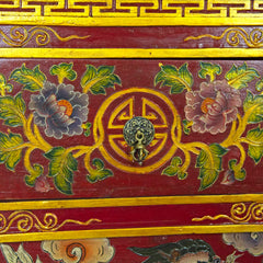 Tibetan Style Wooden Dragon Bench No.441-Siesta Crafts