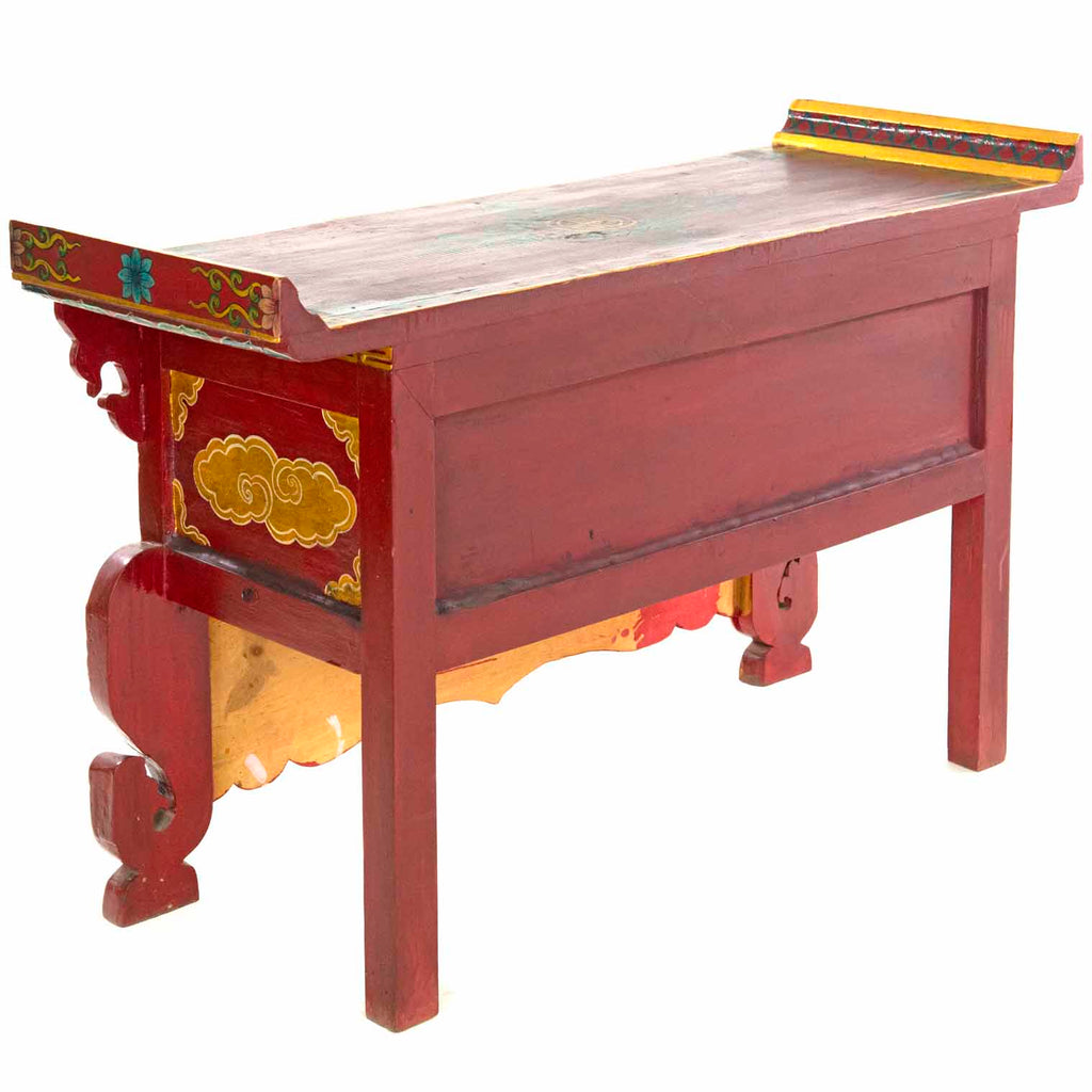 Tibetan Style Wooden Dragon Bench No.441-Siesta Crafts