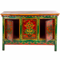 Tibetan Style Three Cupboard Unit No.442-Siesta Crafts