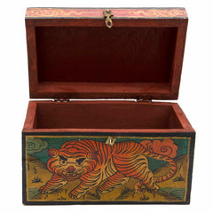 Tibetan Style Large Wooden Chest-Siesta Crafts