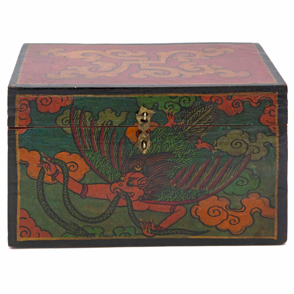 Tibetan Style Large Wooden Chest-Siesta Crafts