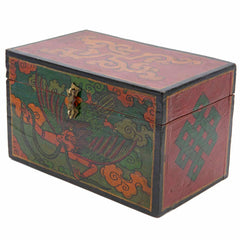 Tibetan Style Large Wooden Chest-Siesta Crafts