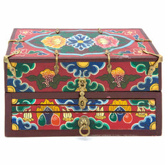Tibetan Style Travelling Altar Box No.447-Siesta Crafts