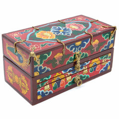Tibetan Style Travelling Altar Box No.447-Siesta Crafts