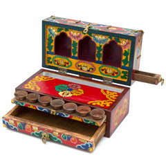 Tibetan Style Travelling Altar Box No.447-Siesta Crafts