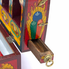 Tibetan Style Travelling Altar Box No.447-Siesta Crafts