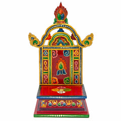 Tibetan Style Large Wooden Altar Stand-Siesta Crafts