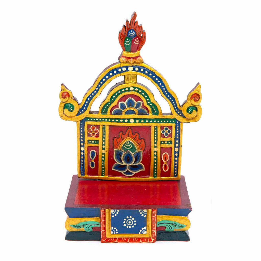 Tibetan Style Wooden Altar Stand-Siesta Crafts