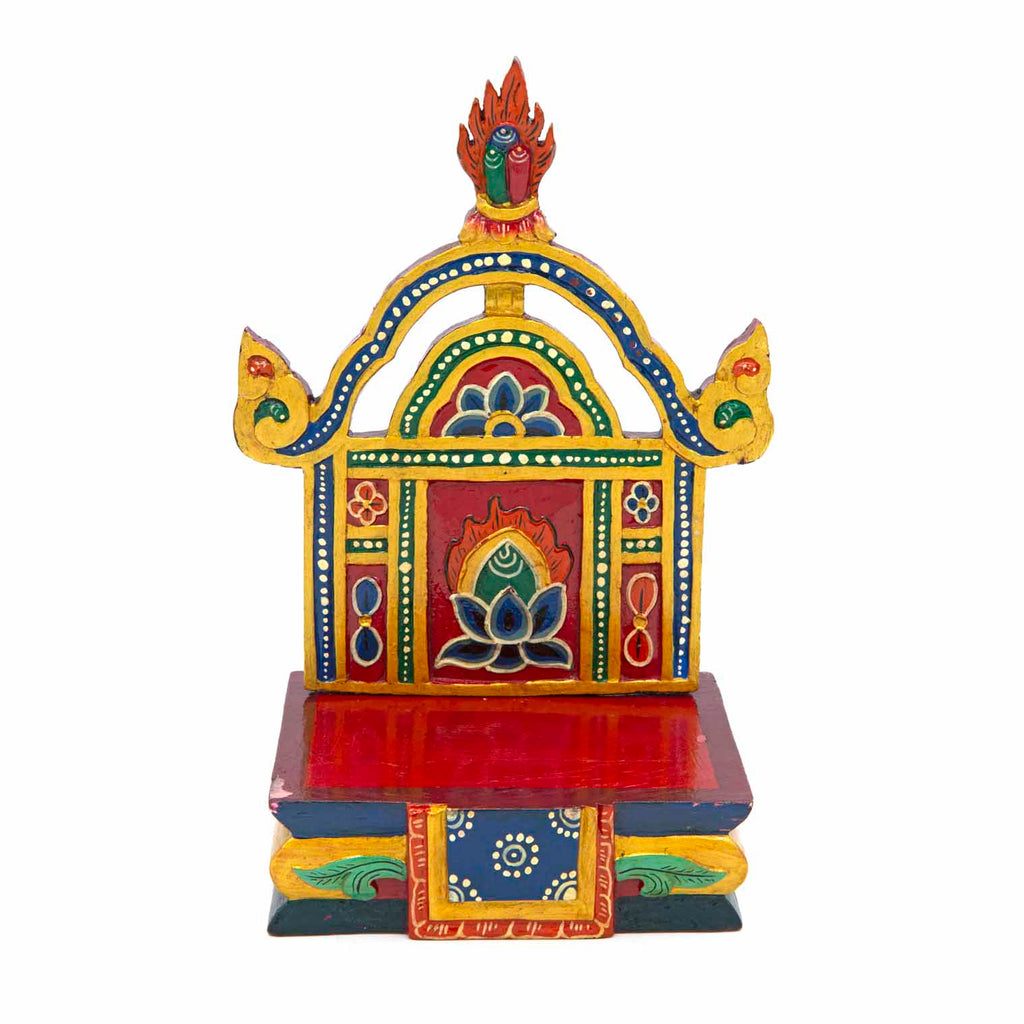 Tibetan Style Wooden Altar Stand-Siesta Crafts