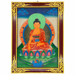Tibetan Style Painted Thangka Frame No.450-Siesta Crafts