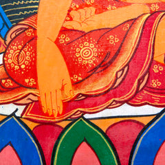 Tibetan Style Painted Thangka Frame No.450-Siesta Crafts