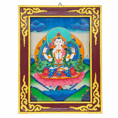 Tibetan Style Painted Thangka Frame-Siesta Crafts