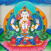 Tibetan Style Painted Thangka Frame-Siesta Crafts