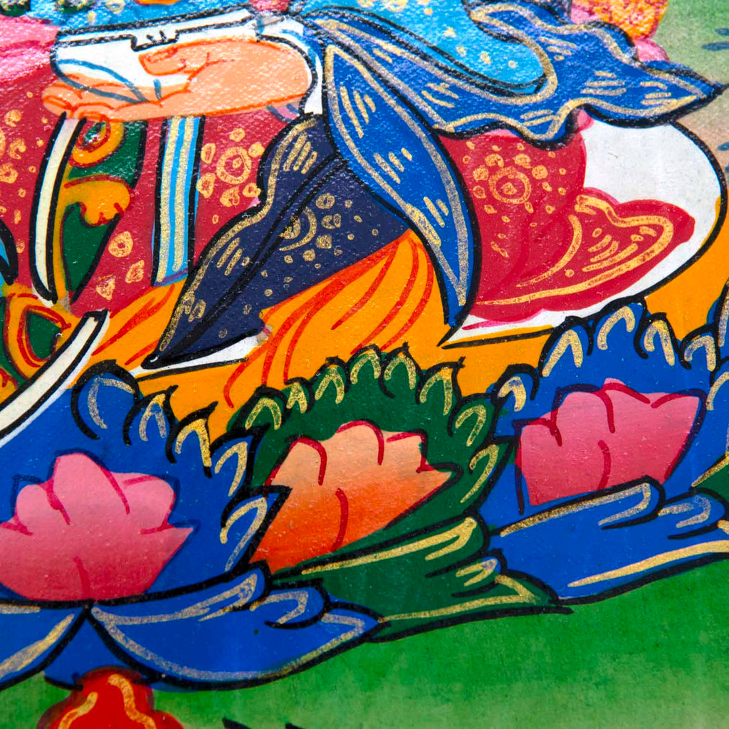 Tibetan Style Painted Thangka Frame-Siesta Crafts