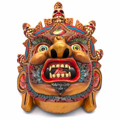 Hand-Carved Nepalese Bhairab Mask-Siesta Crafts