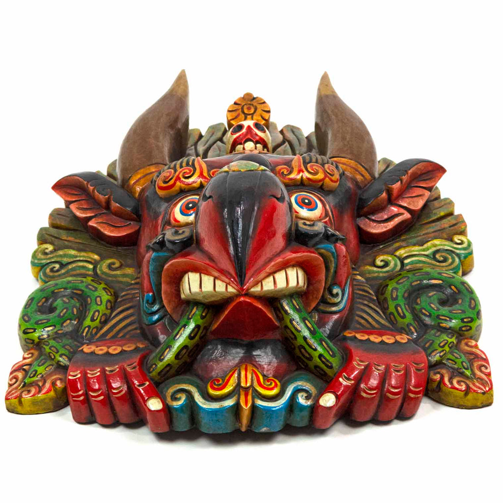 Hand-Carved Nepalese Garuda Mask-Siesta Crafts