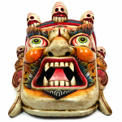Hand-Carved Nepalese Bhairab Mask-Siesta Crafts