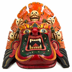 Hand-Carved Nepalese Bhairab Mask-Siesta Crafts