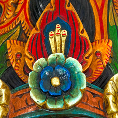 Hand-Carved Nepalese Ganesh Mask-Siesta Crafts